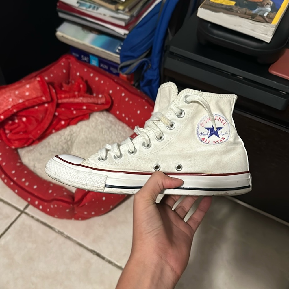 white shoes